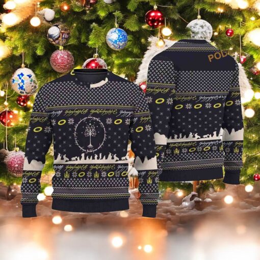 LOTR Ugly Christmas Sweater, Sweatshirt, Creative Christmas Gifts