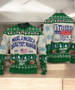 Make America Healthy Again Trump 2024 Christmas Sweater