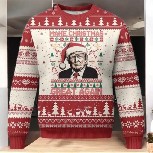 Make Christmas Great Again Trump Ugly Christmas Sweater