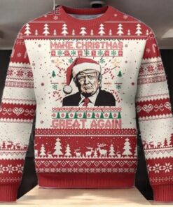 Make Christmas Great Again Trump Ugly Christmas Sweater