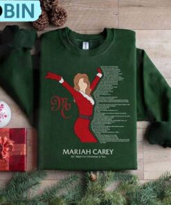 Mariah 1arey All I Want For Christmas Is You Sweatshirt, Merry Christmas Sweater