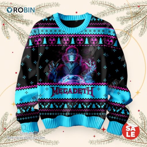 Megadeth Cryptic Writings Ugly Sweater, Sweatshirt