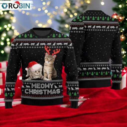 Meowy Christmas Ugly Sweater