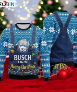 Merry Christmas Busch Light Ugly Sweater