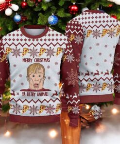 Merry Christmas Ya Filthy Kevin Cute Ugly Christmas Sweater