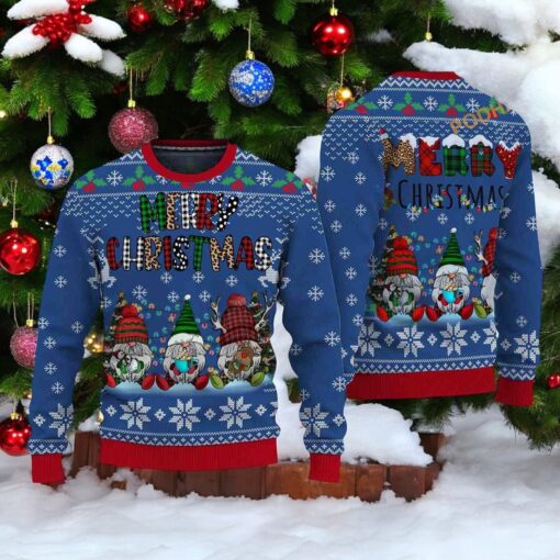 Merry Gnomes for Christmas Cute Ugly Christmas Sweater, Sweatshirt