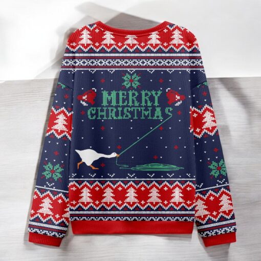 Merry Honked Christmas Funny Honk Goose Ugly Christmas Sweater