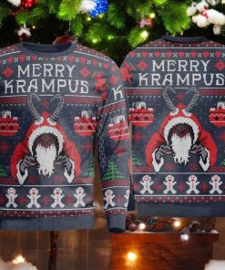 Merry Krampus Xmas 3D Cute Ugly Christmas Sweater