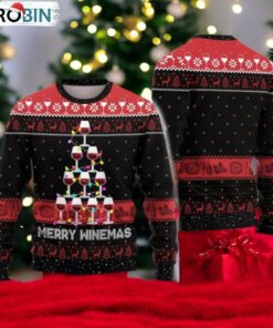 Merry Winemas Ugly Sweater