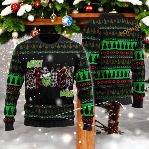 MERRYGRINCH Christmas 3D Xmas Vacation Sweater