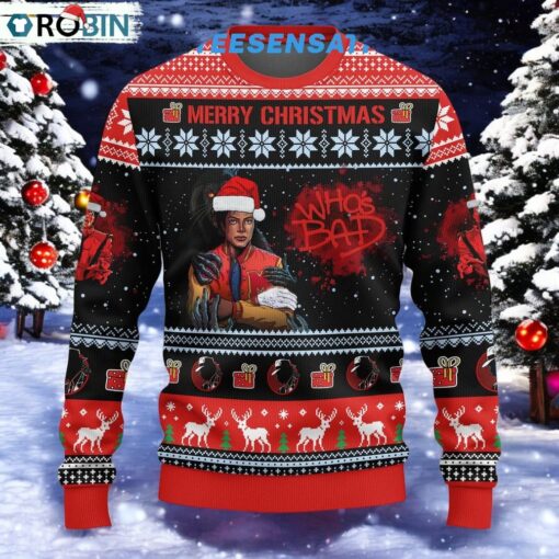 Michael Jackson’s Thriller Christmas Sweater, Sweatshirt