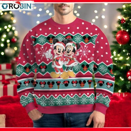Mickey And Minnie Ugly Sweater