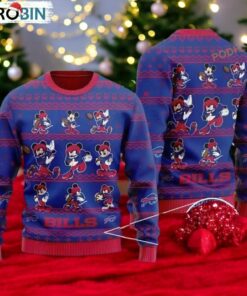 Mickey Mouse Buffalo Bills Ugly Christmas Sweater