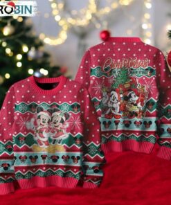 Mickey Mouse Christmas On Main Street Ugly Sweater