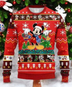 Mickey Ugly Christmas Fun Sweater, Cute & Funny Xmas Gifts for Her
