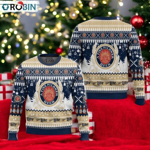 Miller Lite Ugly Sweater