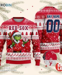 MLB Boston Red Sox Grinch Christmas Sweater, Sweatshirt Design MLB Boston Red Sox Grinch Christmas Sweater, Sweatshirt Design