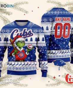 MLB Chicago Cubs Grinch Christmas Sweater, Sweatshirt Design MLB Chicago Cubs Grinch Christmas Sweater, Sweatshirt Design