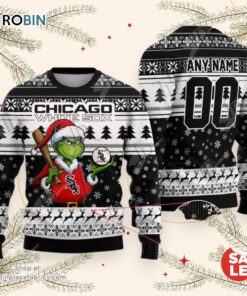 MLB Chicago White Sox Grinch Christmas Sweater, Sweatshirt Design MLB Chicago White Sox Grinch Christmas Sweater, Sweatshirt Design