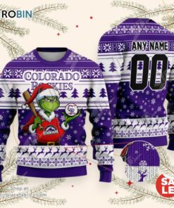 MLB Colorado Rockies Grinch Christmas Sweater, Sweatshirt Design MLB Colorado Rockies Grinch Christmas Sweater, Sweatshirt Design