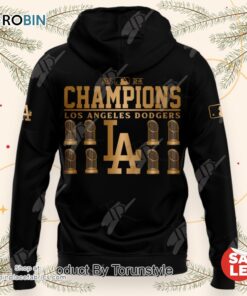 MLB Los Angeles Dodgers 2024 World Series Champions Hoodie, Sweatshirt, Shirt   Black