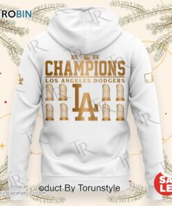 MLB Los Angeles Dodgers 2024 World Series Champions Hoodie, Sweatshirt, Shirt   White
