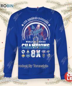 MLB Los Angeles Dodgers 8 Time World Series Champions 2024 Unisex Shirt