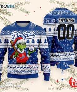 MLB Los Angeles Dodgers Grinch Christmas Sweater, Sweatshirt Design MLB Los Angeles Dodgers Grinch Christmas Sweater, Sweatshirt Design