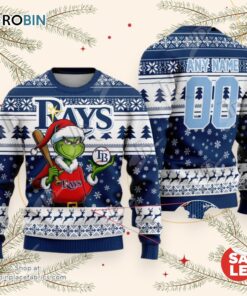 MLB Tampa Bay Rays Grinch Christmas Sweater, Sweatshirt Design MLB Tampa Bay Rays Grinch Christmas Sweater, Sweatshirt Design
