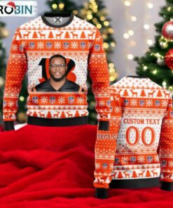 Myles Murphy Cincinnati Bengals Football Ugly Xmas Sweaters