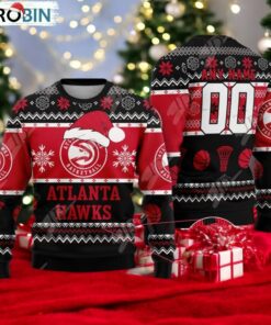 NBA Atlanta Hawks Special Christmas Ugly Sweater Design