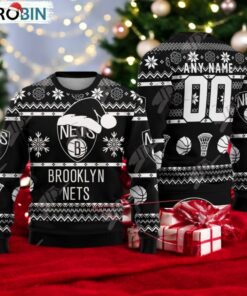 NBA Brooklyn Nets Special Christmas Ugly Sweater Design