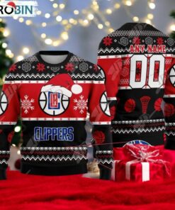 NBA Los Angeles Clippers Special Christmas Ugly Sweater Design