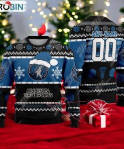 NBA Minnesota Timberwolves Special Christmas Ugly Sweater Design