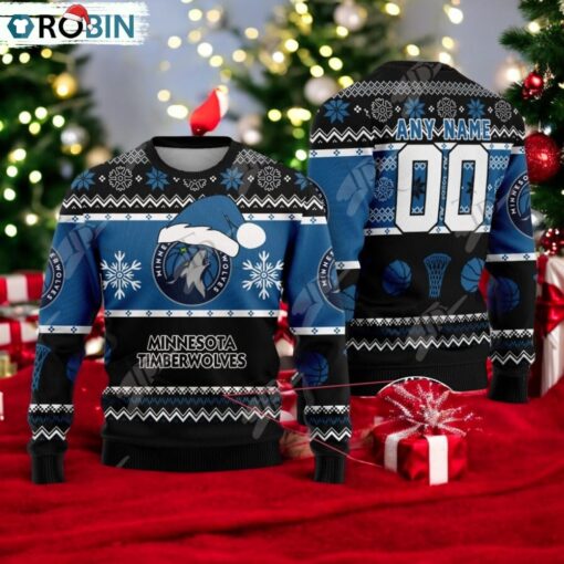 NBA Minnesota Timberwolves Special Christmas Ugly Sweater Design