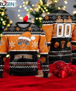NBA New York Knicks Special Christmas Ugly Sweater Design
