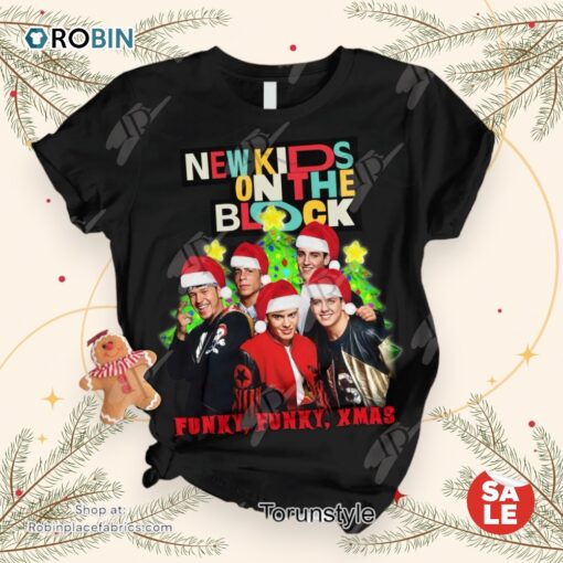 New Kids On The Block Funky Funky Xmas Pajamas Set