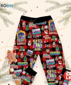 New Kids On The Block Funky Funky Xmas Pajamas Set