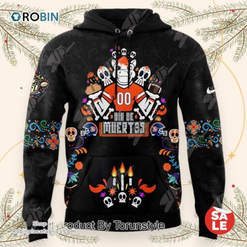 NFL Denver Broncos 2024 Dia De Los Muertos Hoodie, Sweatshirt, Shirt