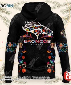 NFL Denver Broncos 2024 Dia De Los Muertos Hoodie, Sweatshirt, Shirt