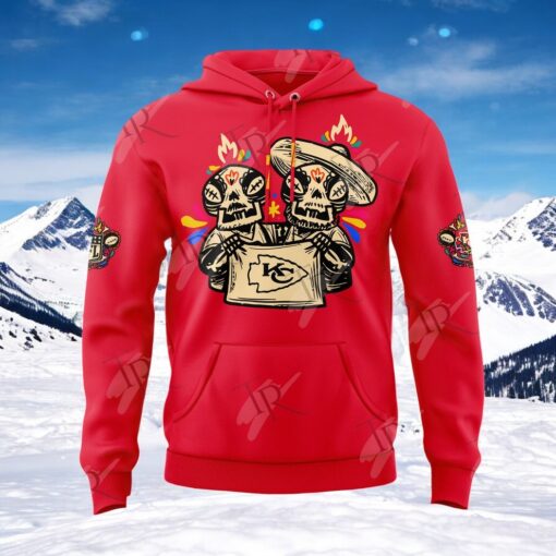 NFL Kansas City Chiefs Hasta LA Muerte 2024 AOP Hoodie, Sweatshirt, Shirt
