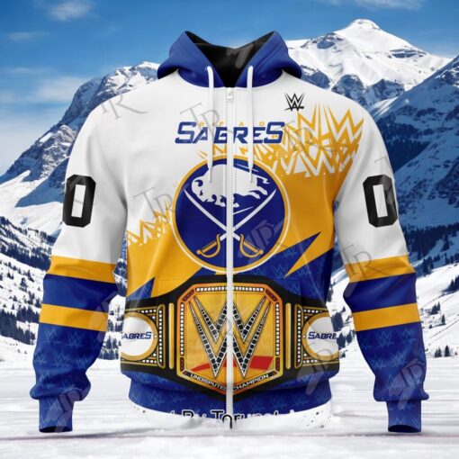 NHL Buffalo Sabres Special WWE Design Hoodie, Sweatshirt, Shirt