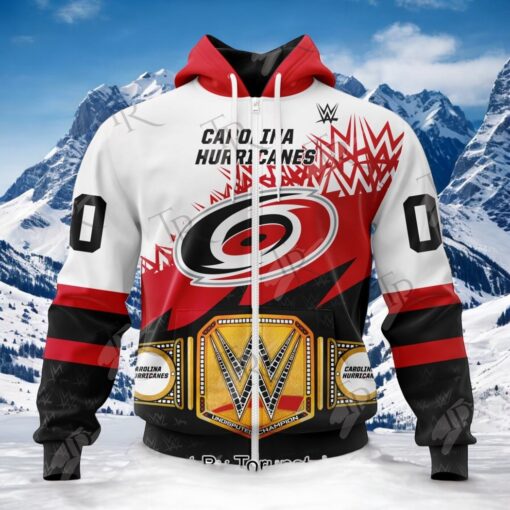NHL Carolina Hurricanes Special WWE Design Hoodie, Sweatshirt, Shirt