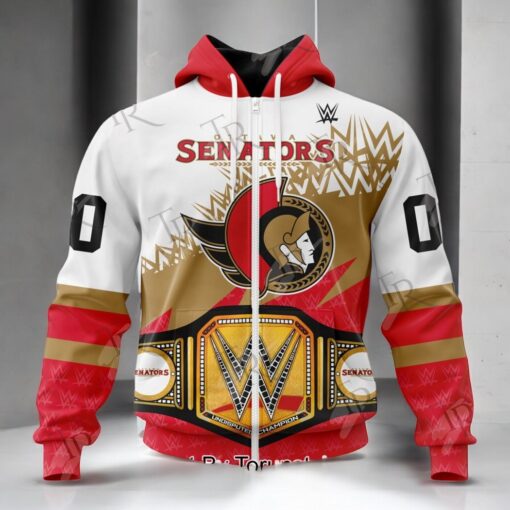 NHL Ottawa Senators Special WWE Design Hoodie, Sweatshirt, Shirt
