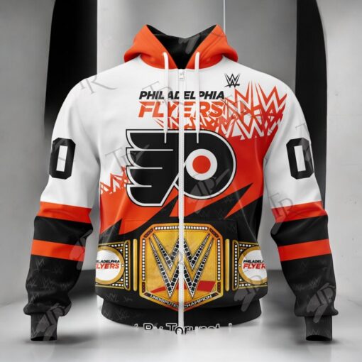 NHL Philadelphia Flyers Special WWE Design Hoodie, Sweatshirt, Shirt