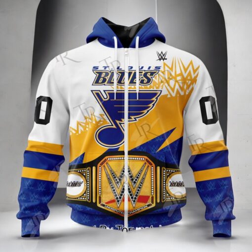 NHL St. Louis Blues Special WWE Design Hoodie, Sweatshirt, Shirt