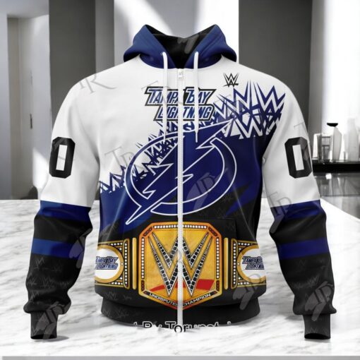 NHL Tampa Bay Lightning Special WWE Design Hoodie, Sweatshirt, Shirt