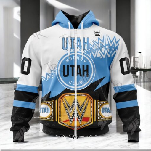 NHL Utah Hockey Club Special WWE Design Hoodie, Sweatshirt, Shirt