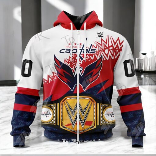 NHL Washington Capitals Special WWE Design Hoodie, Sweatshirt, Shirt