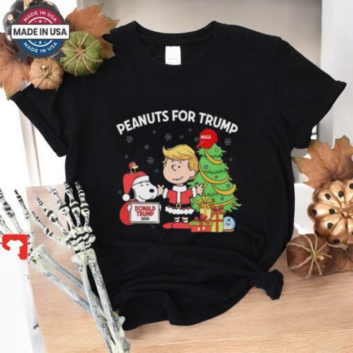 Official A Charlie Brown Christmas Peanuts For Trump Merry Christmas 2024 Shirt